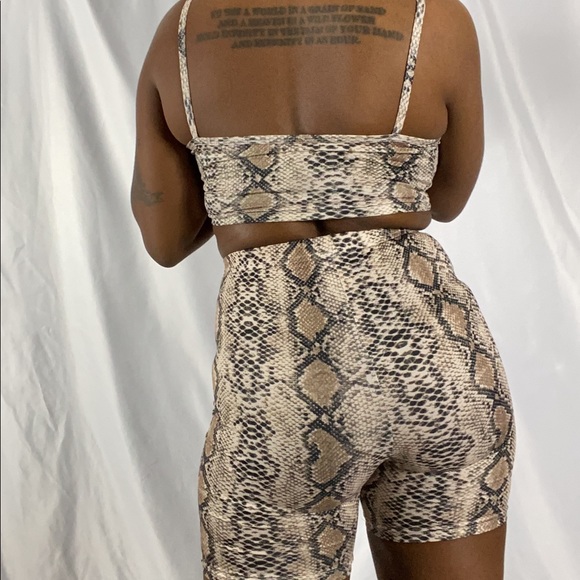 Snakeskin print Set - Picture 3 of 8